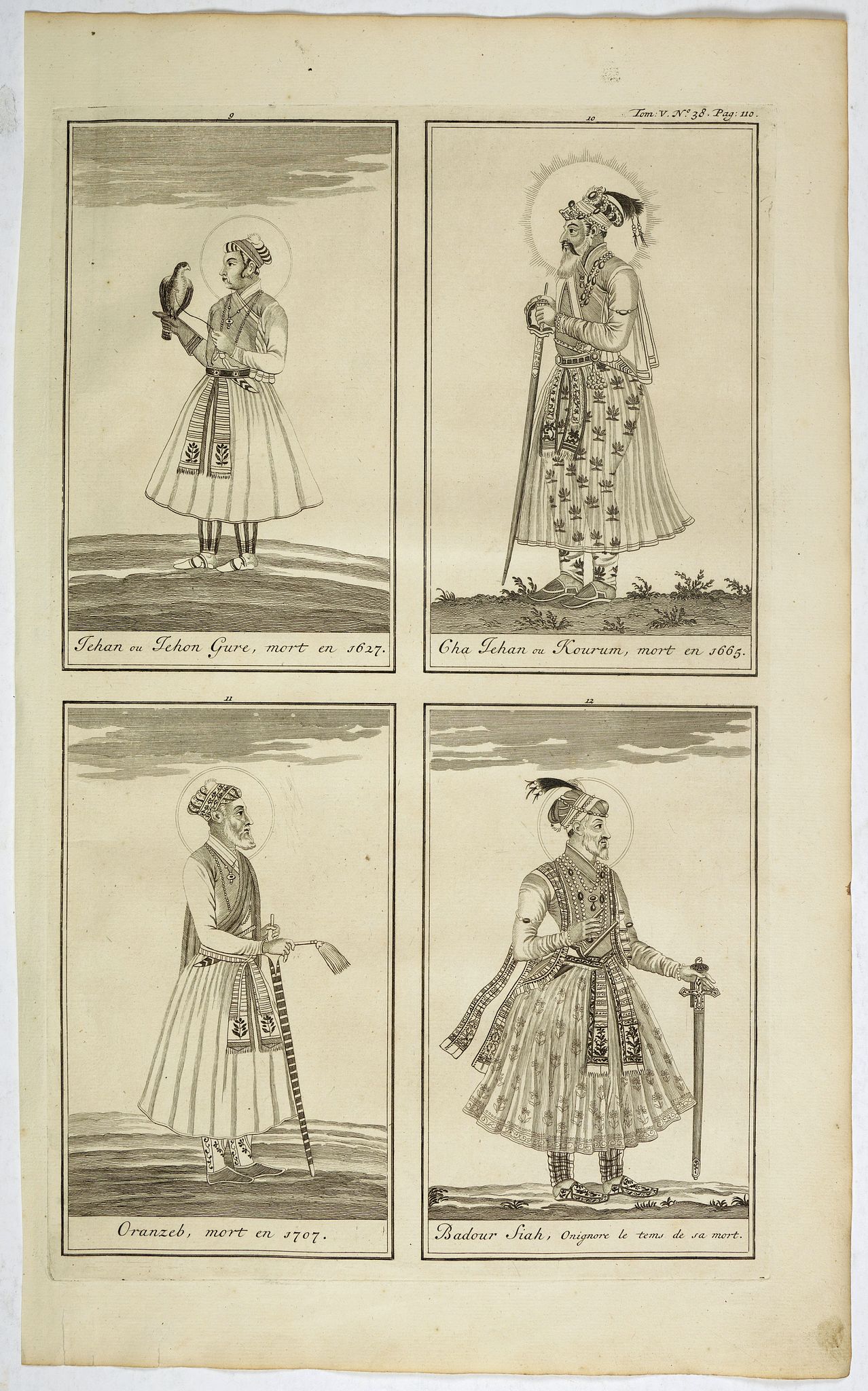 CHATELAIN, H., (Ichan / Cha Ichan / Oranzeb / Badour Siah), antique map, old maps
