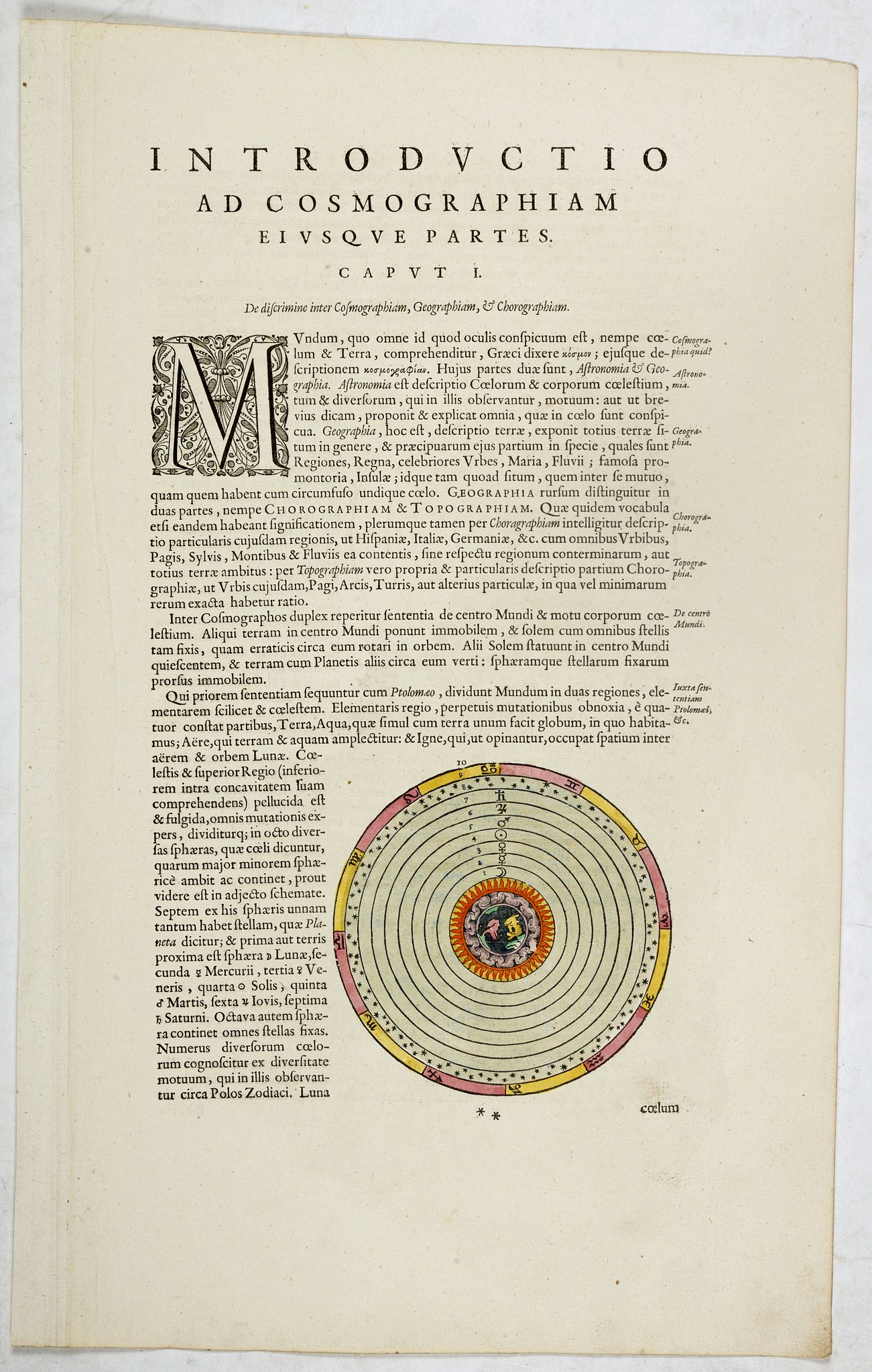 BLAEU, J., Introductio ad cosmographiam., antique map, old maps