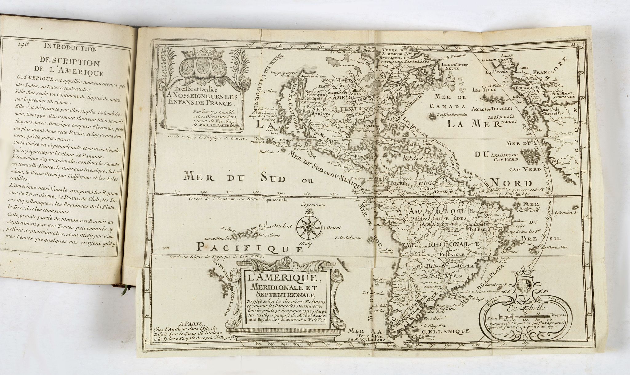 DE FER,N./ DANET, Introduction a la Geographie.., antique map, old maps