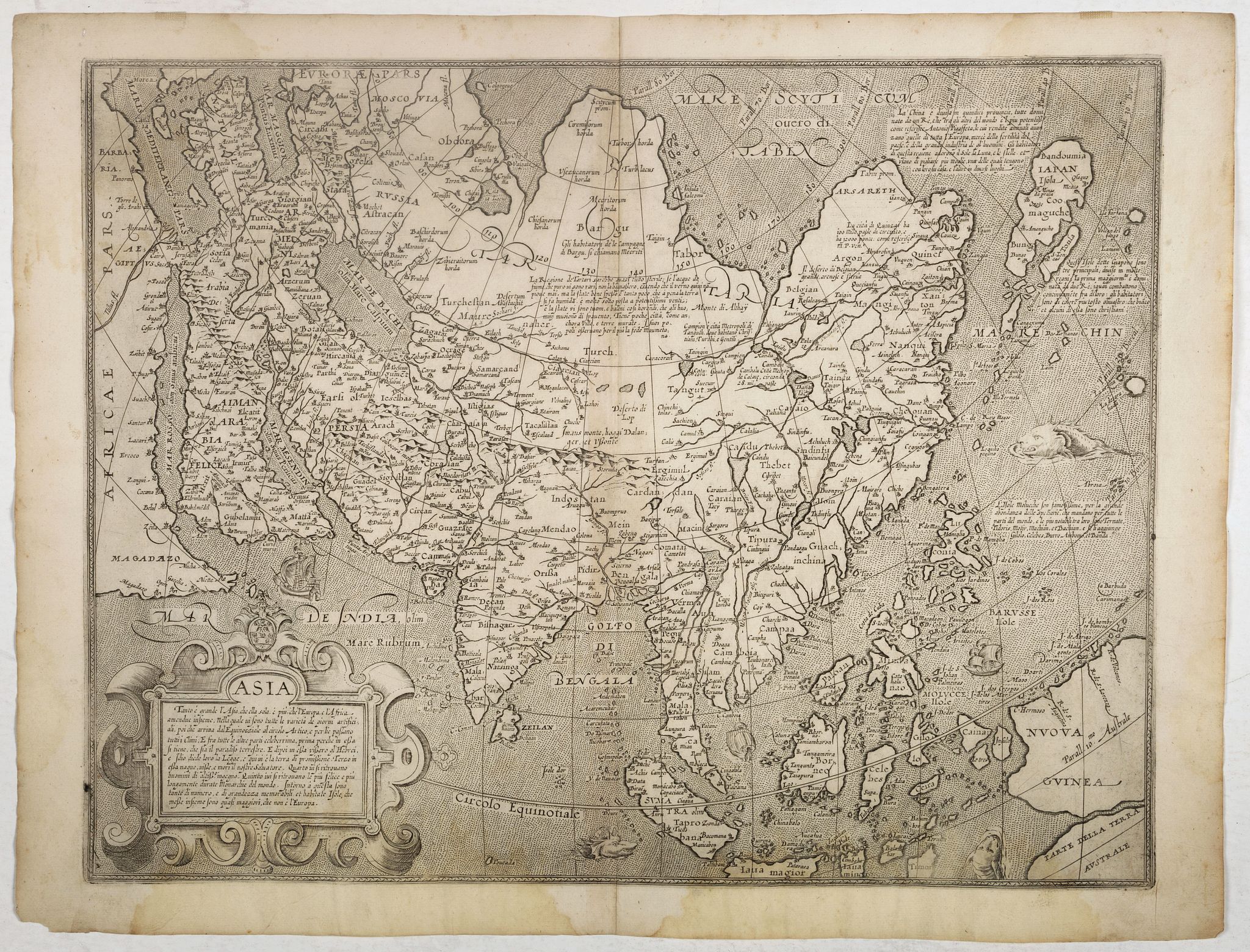 ARNOLDI, A.di. / FLORIMI, M., Asia.., antique map, old maps