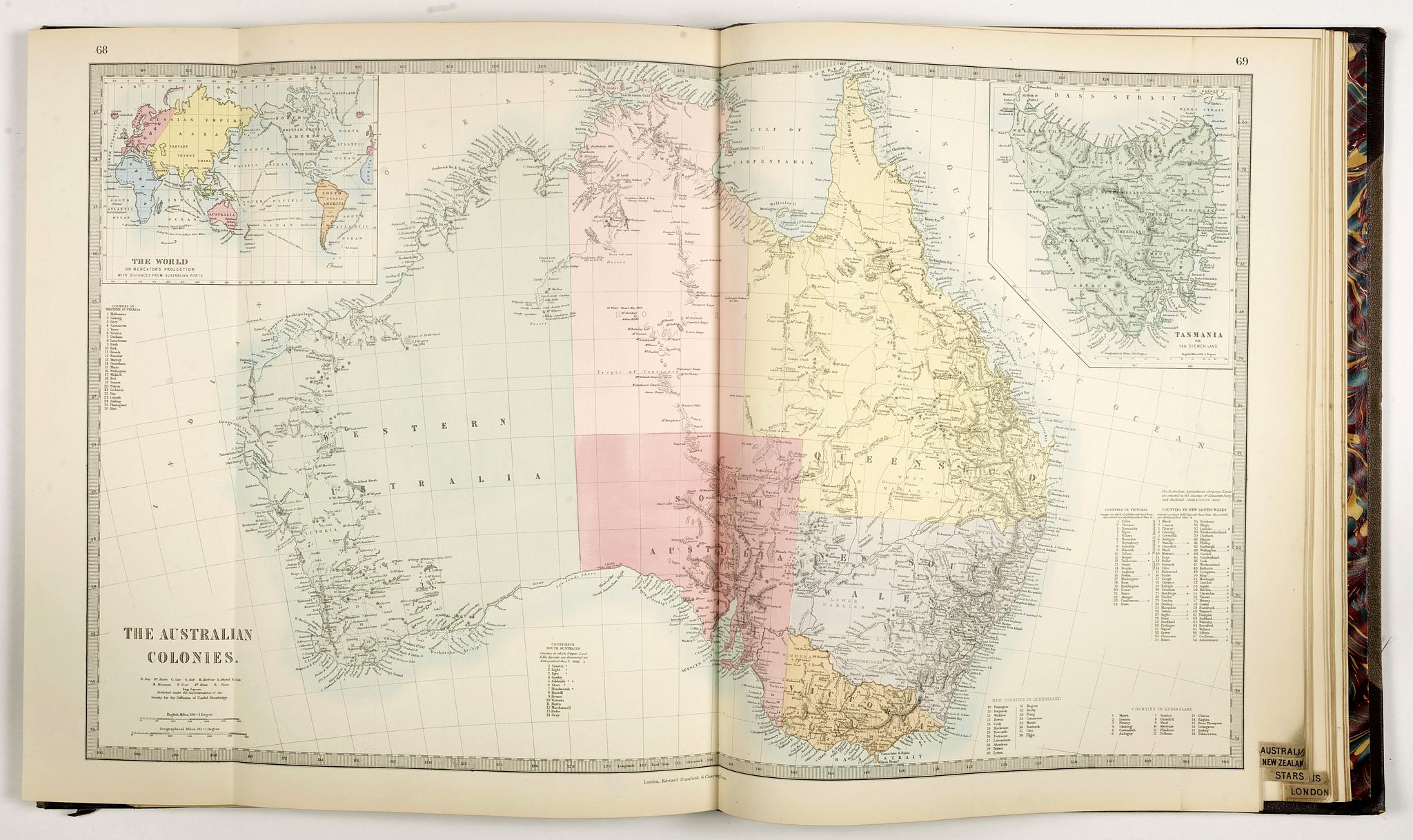 S.D.U.K., The Family Atlas Containing Eighty maps Constructed by Eminent Geographers. . ., antique map, old maps