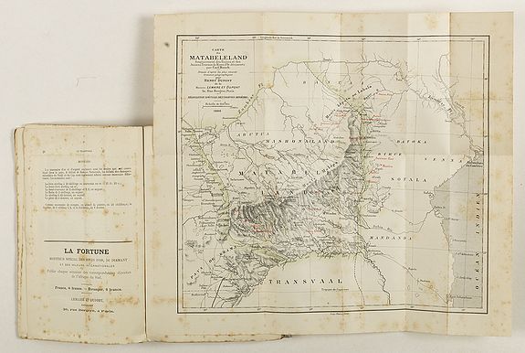 DUPONT, H., Les Mines d'Or de l'Afrique du Sud. Deuxieme edition considerablement augmentee., antique map, old maps