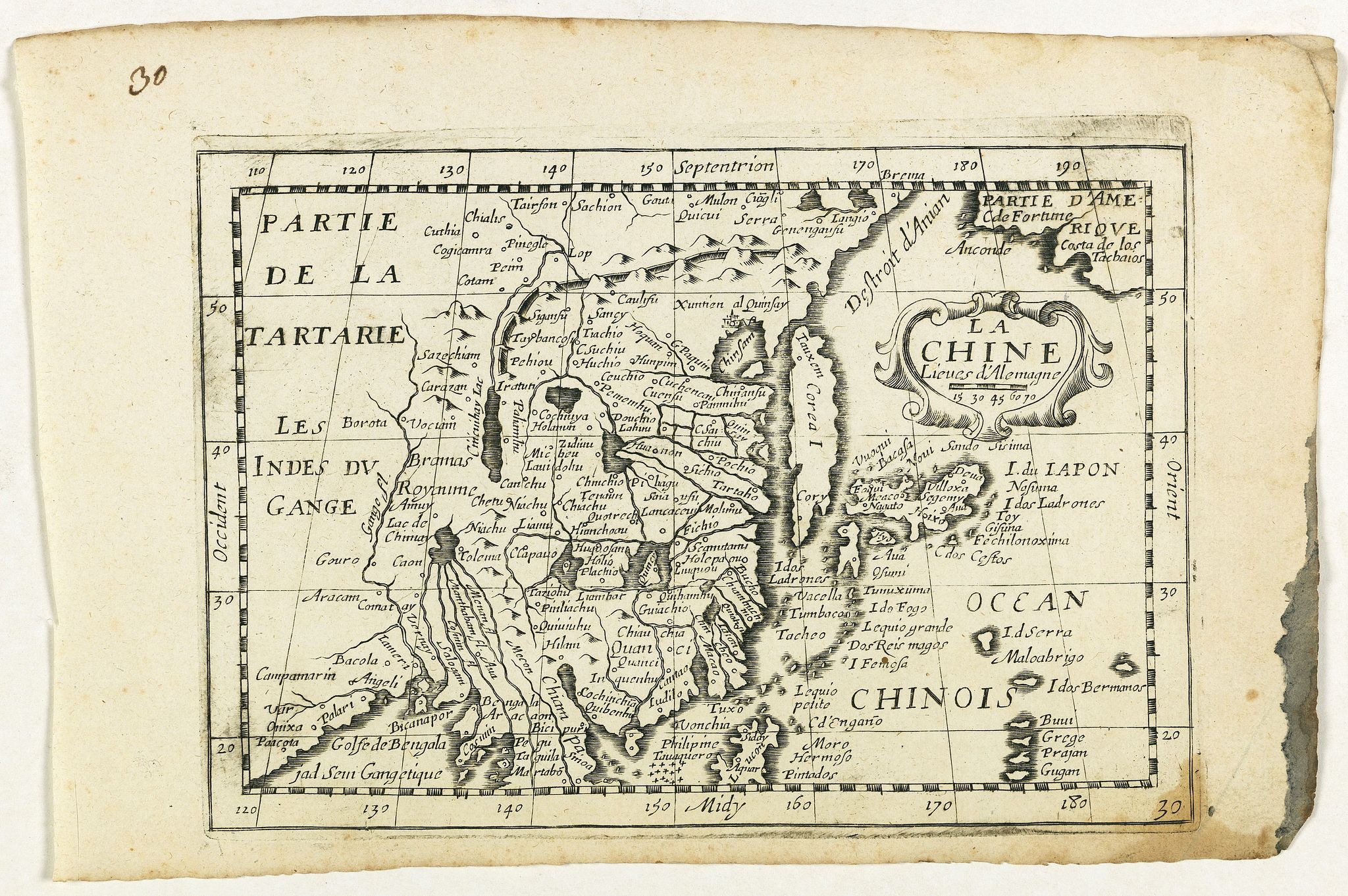 JOLLAIN, G., La Chine., antique map, old maps