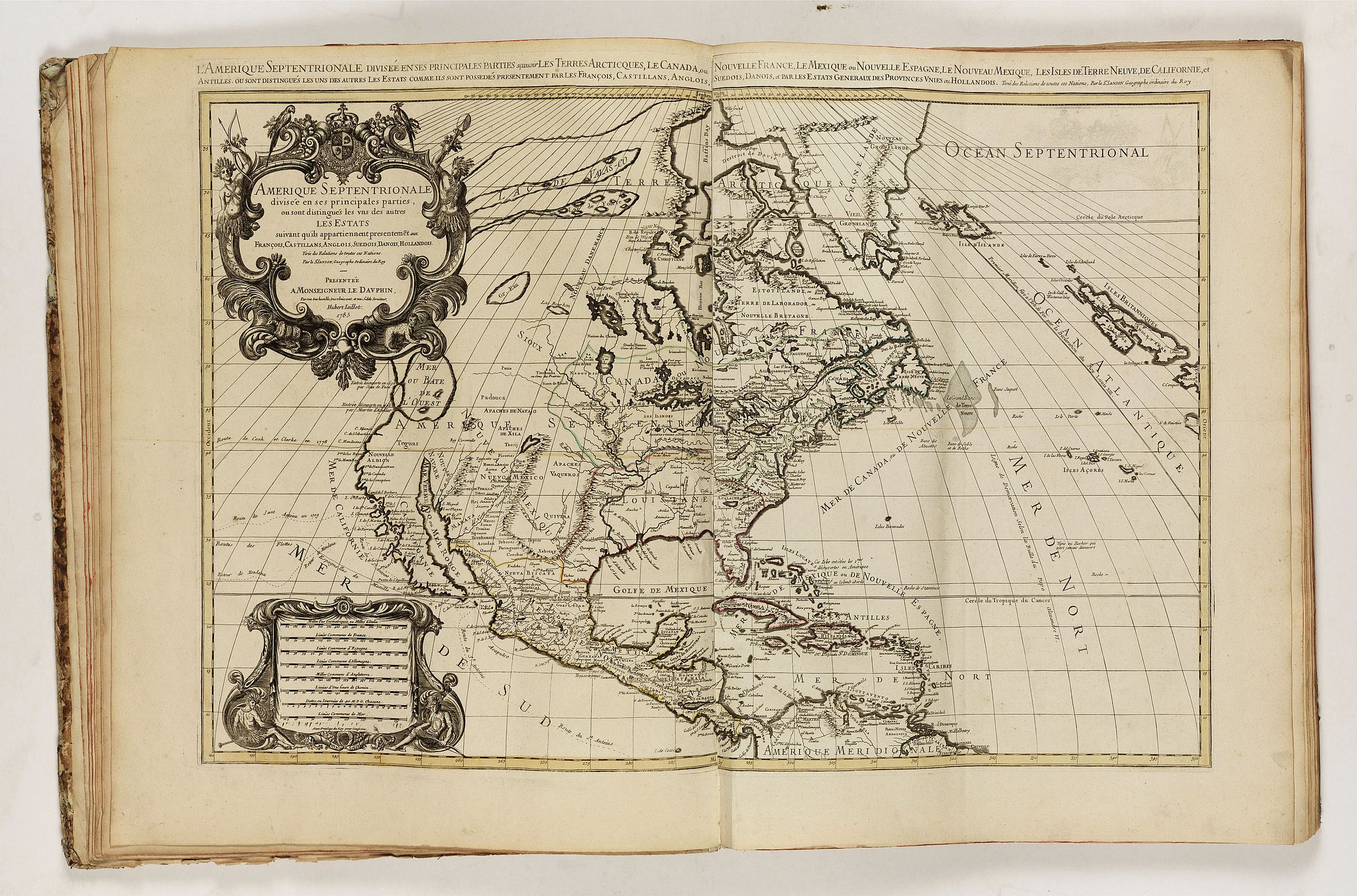 MONDHARE, J.L., Unique world atlas by Louis Joseph Mondhare., antique map, old maps
