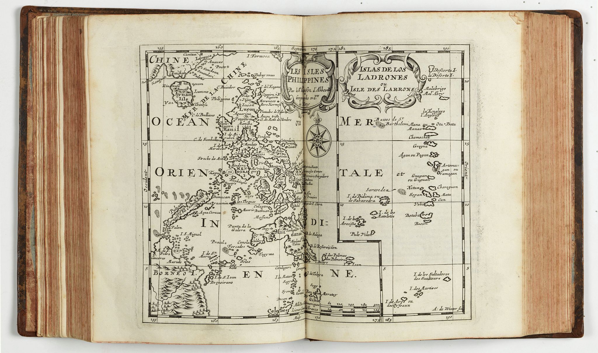 SANSON d'Abbeville, Nicolas (Father and son)., Description de tout l'univers, en plusieurs Cartes, et en divers Traittez de Géographie et d'Histoire…, antique map, old maps
