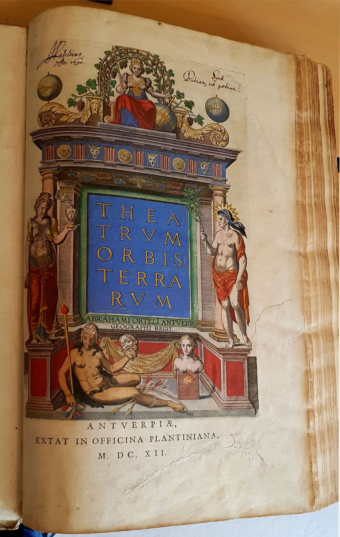 ORTELIUS, A., Theatrum orbis terrarum., antique map, old maps