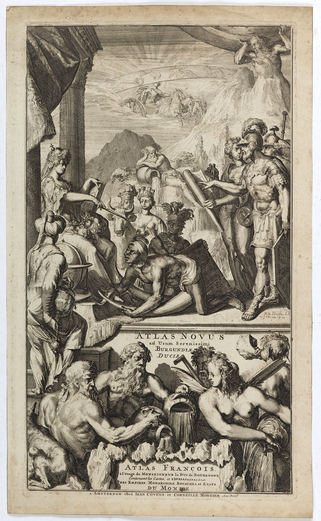 COVENS, J. / MORTIER, C., Atlas Novus ad Usum Serenissimi Burgundiae Ducis., antique map, old maps