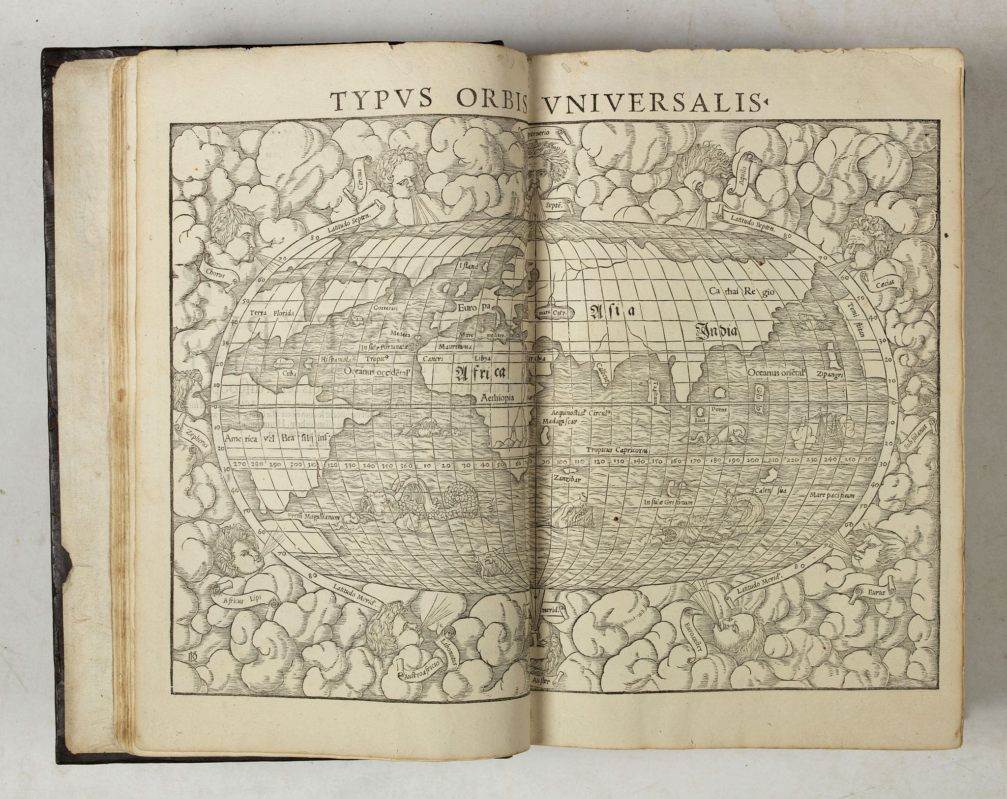 MÜNSTER, S., Cosmographiae universalis lib. VI., antique map, old maps