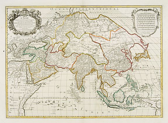 BRION, L'Asie divisée en ses principales régions.., antique map, old maps