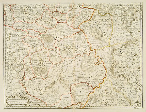 BUACHE, P.,  (Map of Russia)., antique map, old maps