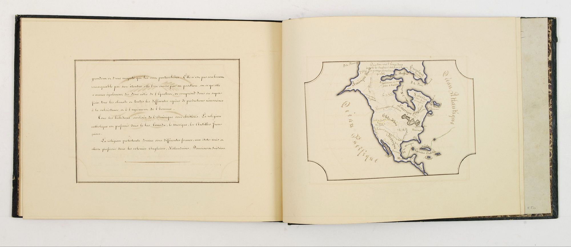 BERNARD., Manuscript atlas., antique map, old maps