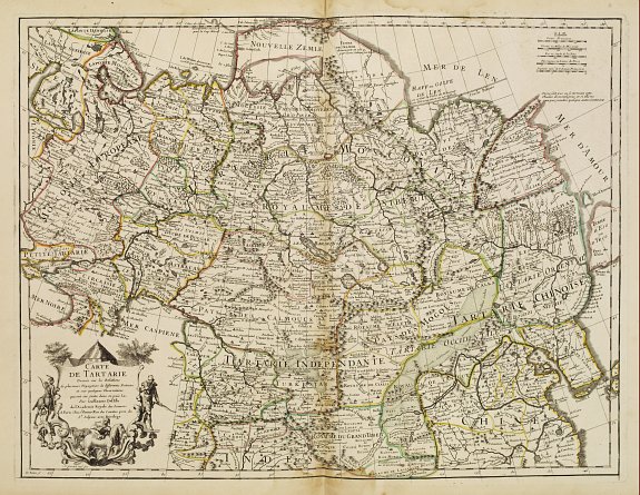 DE L'ISLE, G., Carte de Tartarie., antique map, old maps