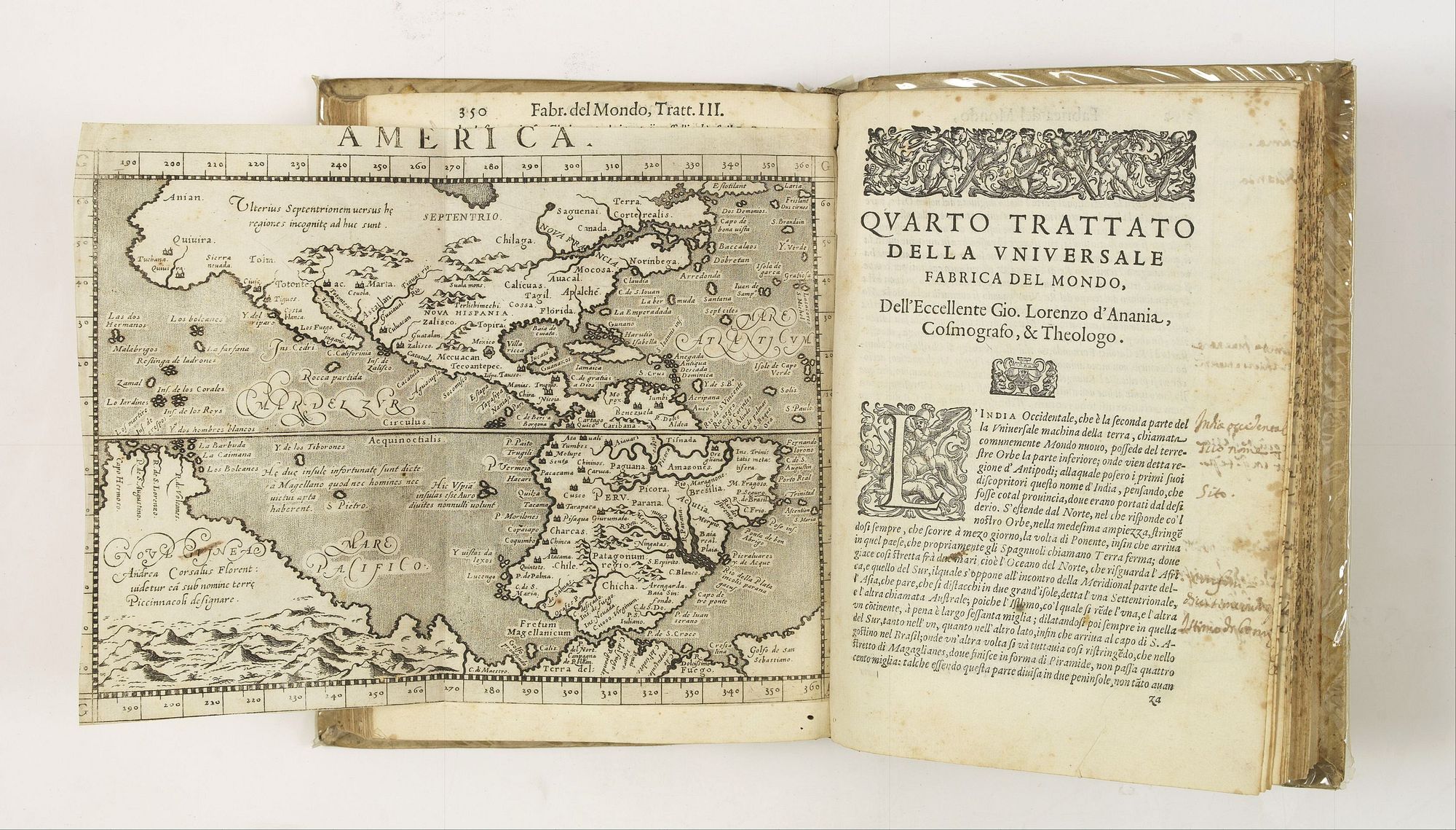 D'ANANIA, G.L., L'Universale Fabrica Del Mondo., antique map, old maps