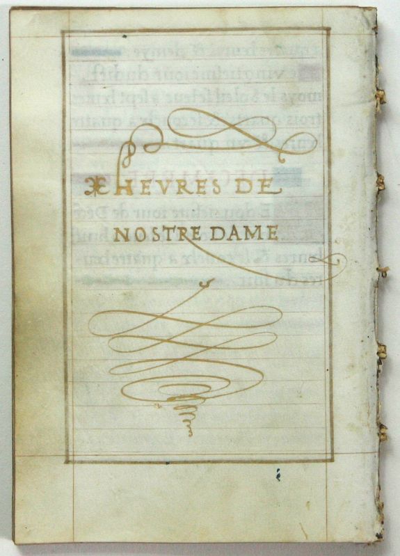 CALENDAR BOOK OF HOURS, 23 Leaves on vellum from a French manuscript Book of Hours., antique map, old maps