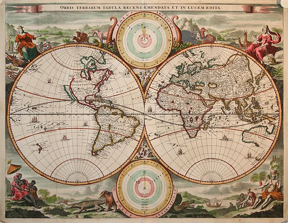 STOOPENDAAL,D., Orbis Terrarum Tabula.., antique map, old maps