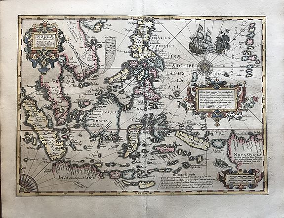 MERCATOR,G. / HONDIUS, J., Insulae Indiae Orientalis praecipuae, in quibus Moluccae celeberrimae sunt. . ., antique map, old maps