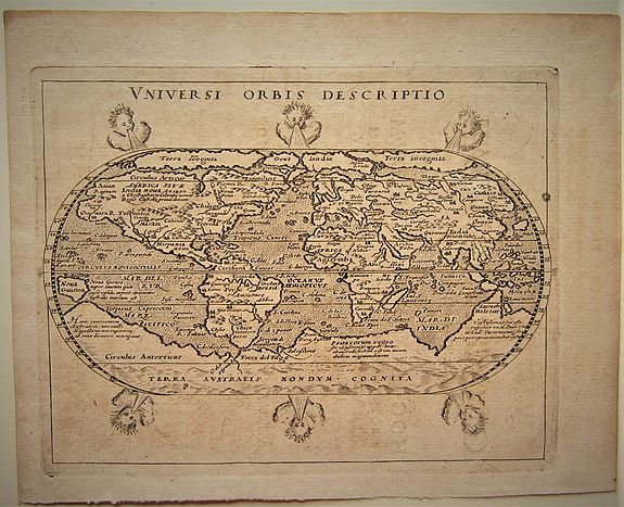 MAGINI, Giovanni Antonio., Universi Orbis Descriptio., antique map, old maps
