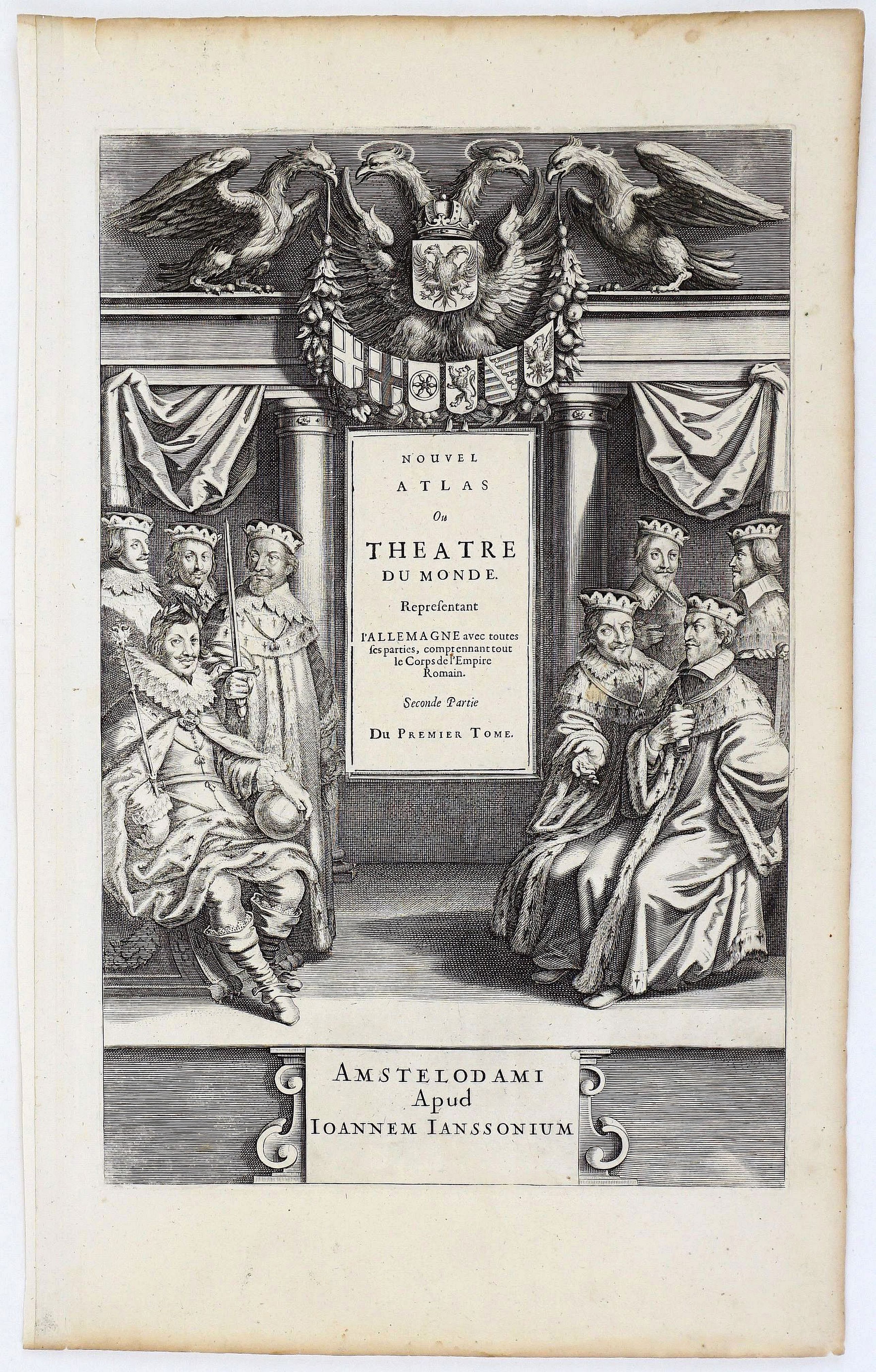 JANSSONIUS, J., Nouvel Atlas ou Theatre du Monde., antique map, old maps