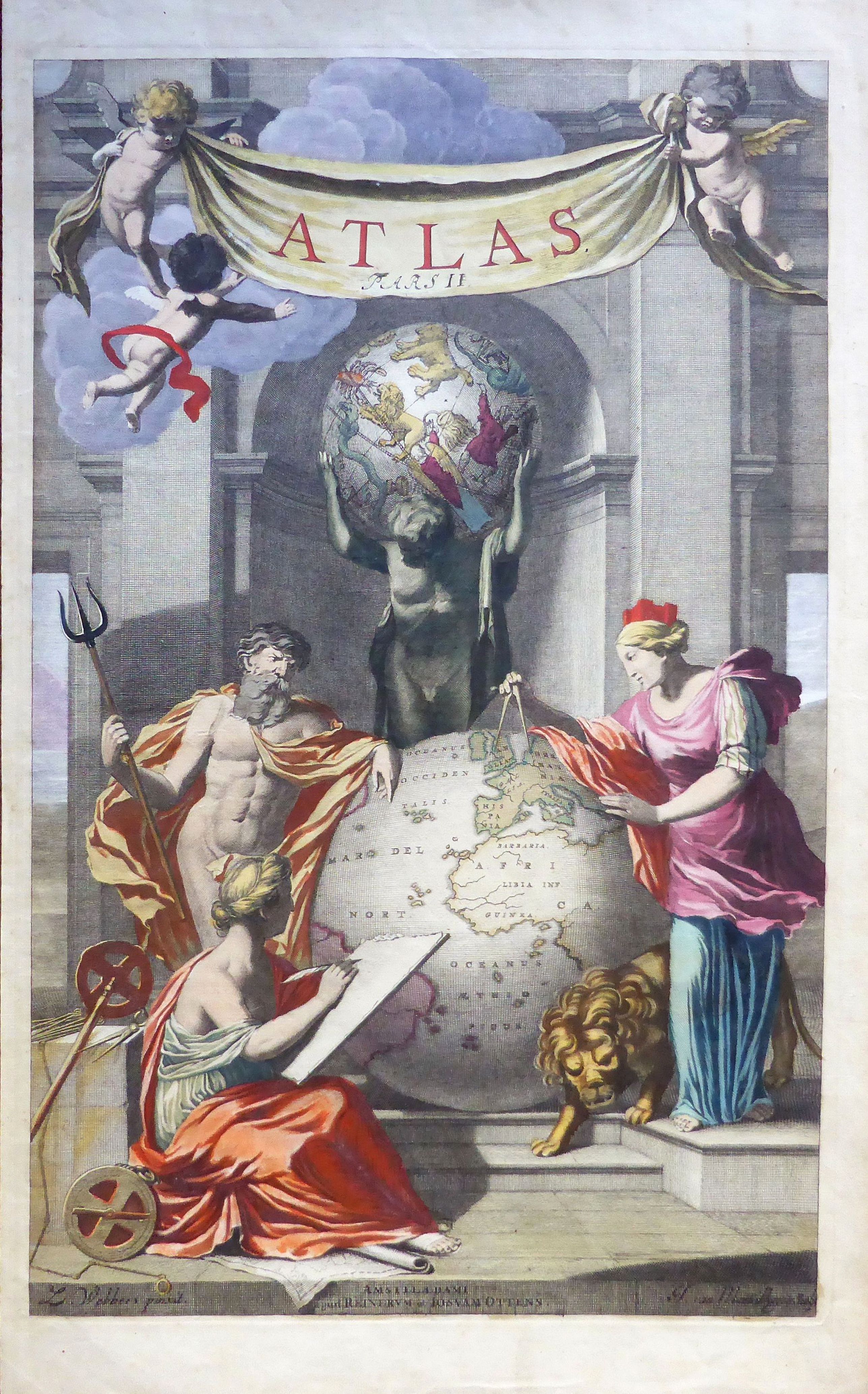 J van Munnikhuysen. , ATLAS PARS II. , antique map, old maps