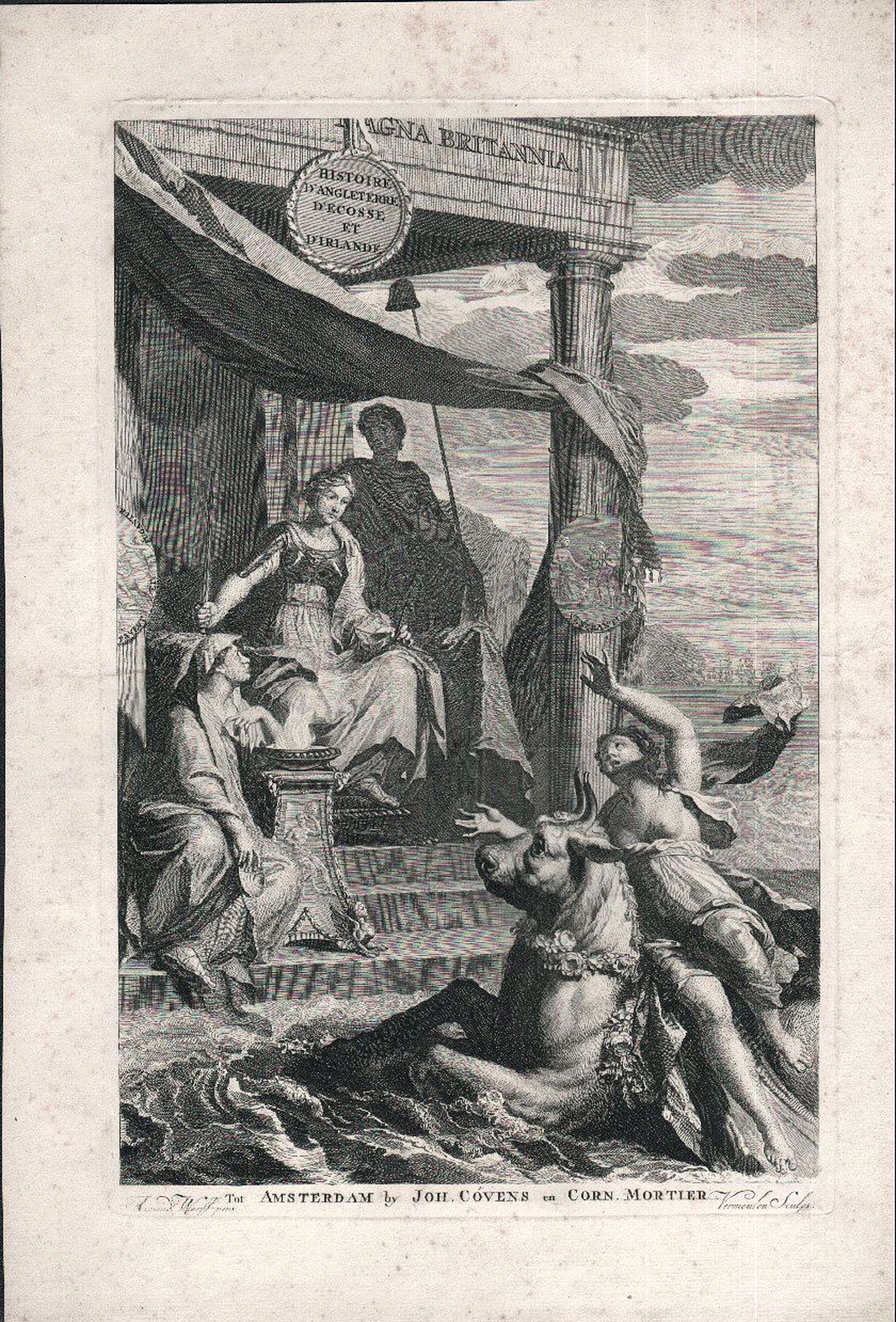 Johannes Covens & Corneille Mortier , MAGNA BRITANNIA., antique map, old maps