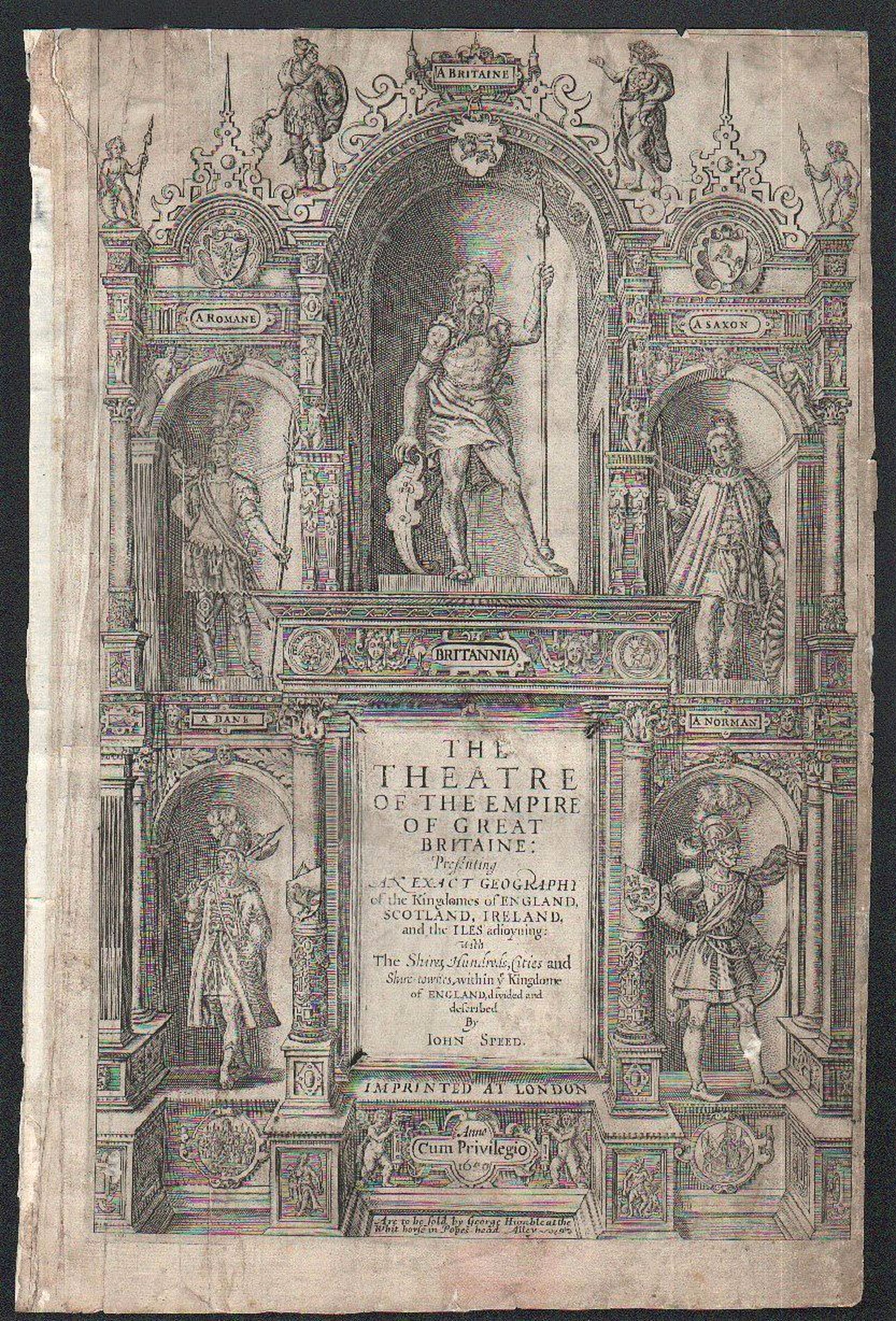 SPEED, John. , The Theatre of the Empire of Great Britaine. , antique map, old maps
