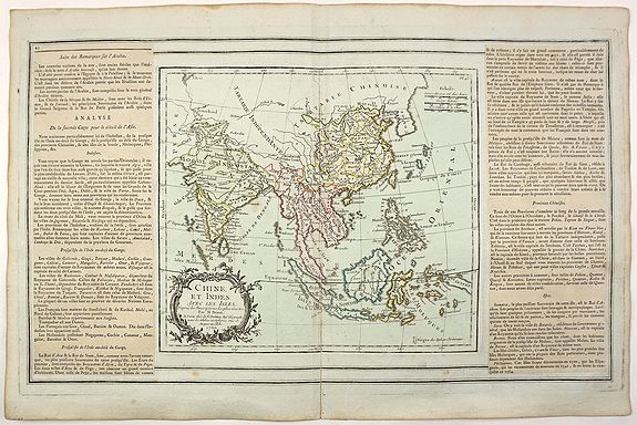 BRION, L., Chine et Indes Avec les Isles. . ., antique map, old maps