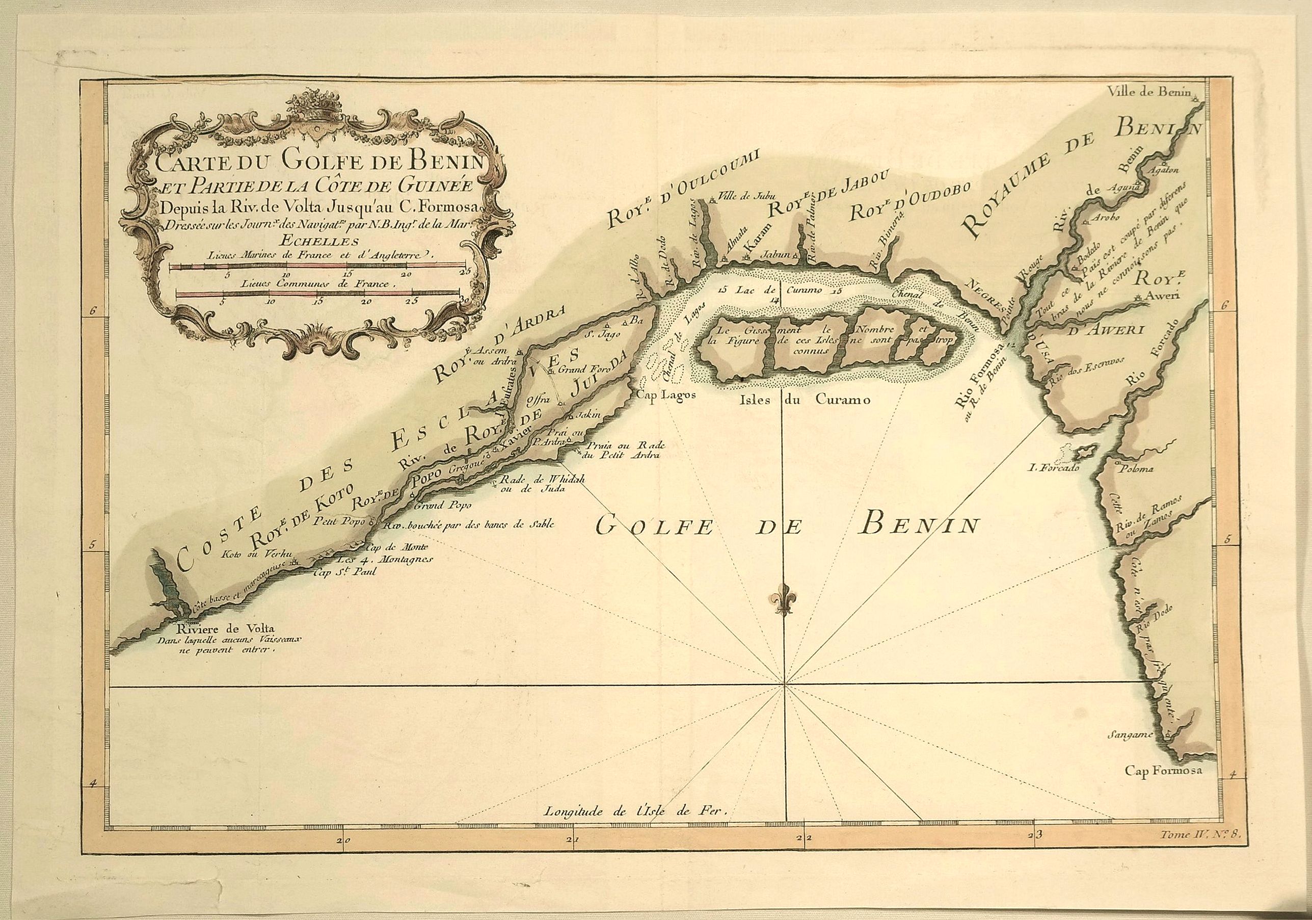 BELLIN, J., Carte du Golfe de Benin et Parte de la Cote de Guinee., antique map, old maps