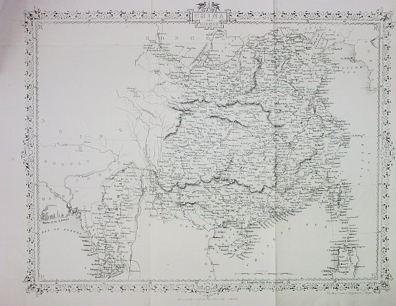 RAPKIN, J., CHINA and BIRMAH, antique map, old maps