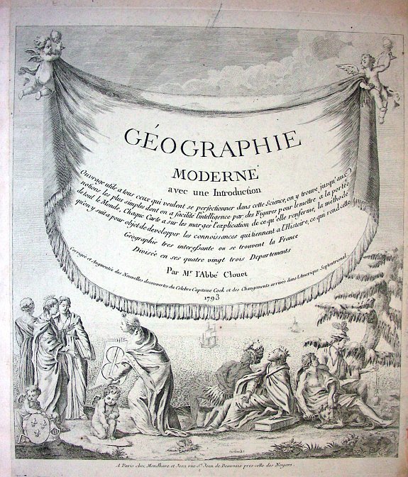 CLOUET, L'A., GÉOGRAPHIE MODERNE , antique map, old maps