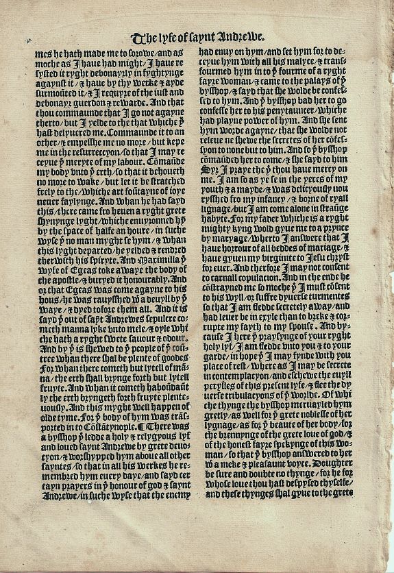 Winken de Worde, The Golden Legend (in English) circa 1527, antique map, old maps