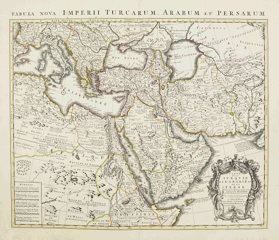 COVENS, J. / MORTIER, C., TURKEY AND ARABIA, antique map, old maps