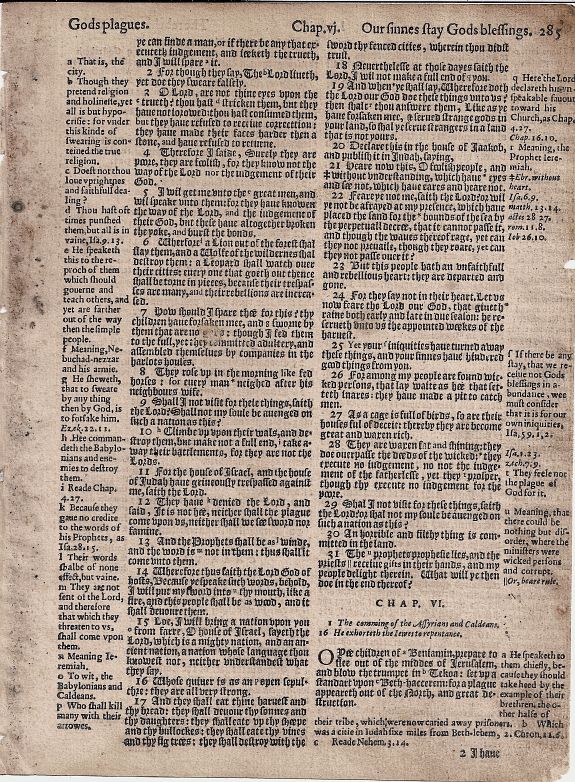 Ottaviano Scoto, Bible leaf Jeremiah 1480, antique map, old maps
