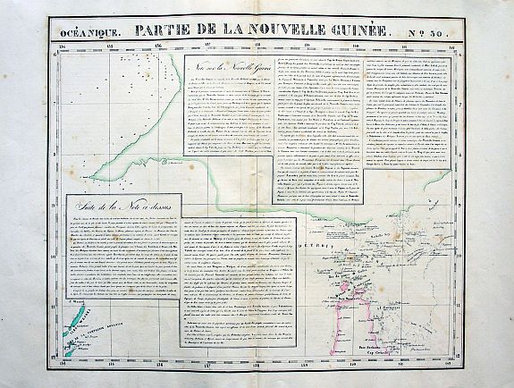 VANDERMAELEN, P., Partie de la Nouvelle Guinée. No30, antique map, old maps