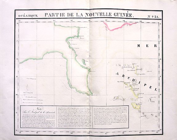 VANDERMAELEN, P., Partie de la Nouvelle Guinée. No31, antique map, old maps