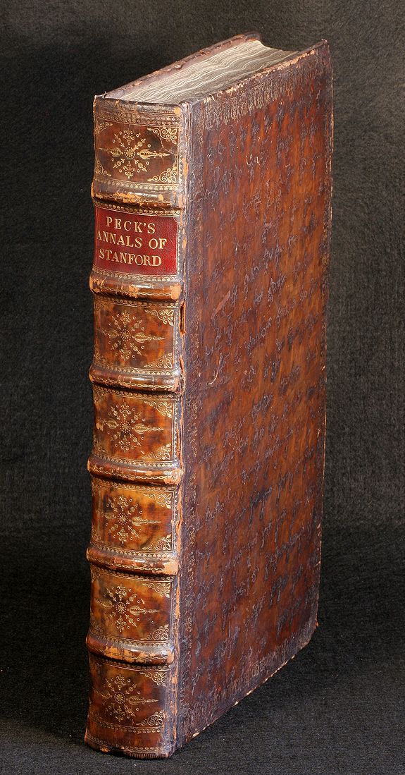 Peck, F., Academia Tertia Anglicana or The Antiquarian Annals of Stanford in Lincoln, Rutland, and Northampton Shires, antique map, old maps