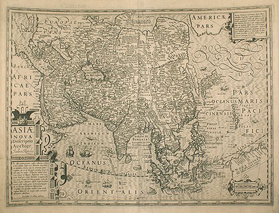 MERCATOR,G./ HONDIUS,J., Asiae Nova Descriptio.., antique map, old maps