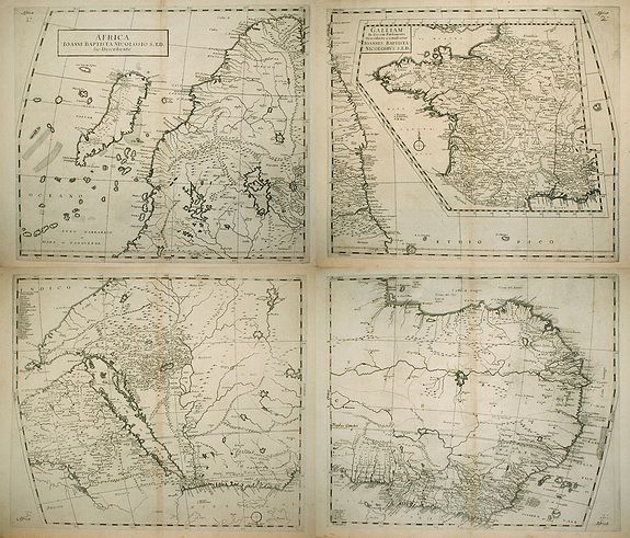 NICOLOSI, G.B., Africa Ioanne Baptista Nicolosio?, antique map, old maps