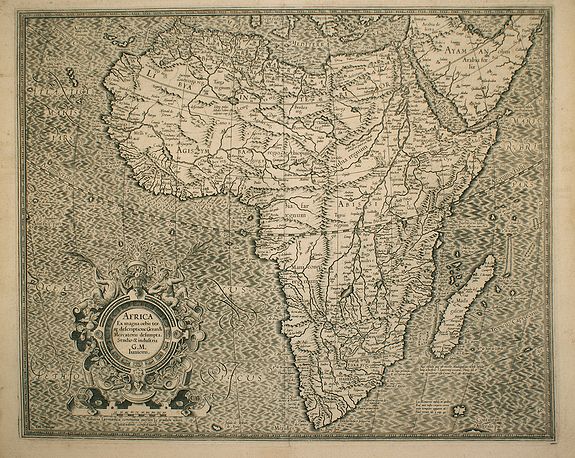 MERCATOR,G./ HONDIUS,J., Africa ex magna orbis terre descriptione Gerardi Mercator.., antique map, old maps