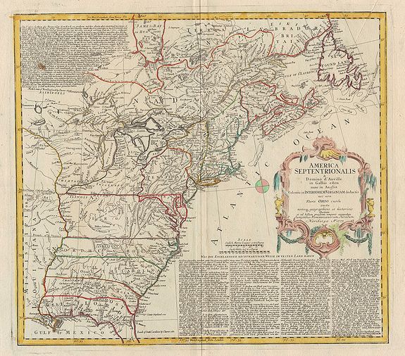 HOMANN, America Septentrionalis.., antique map, old maps