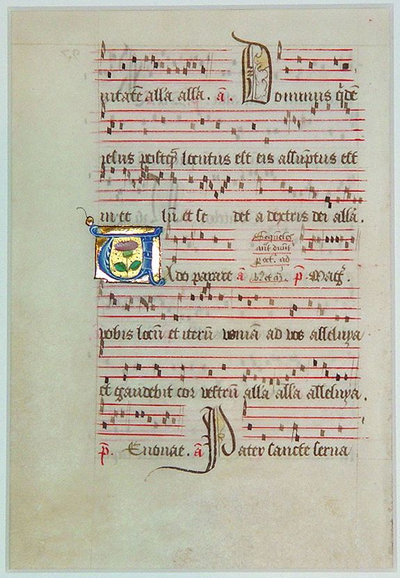 VILLECHECQ, Louis de, Renaissance Gregorian Chant., antique map, old maps