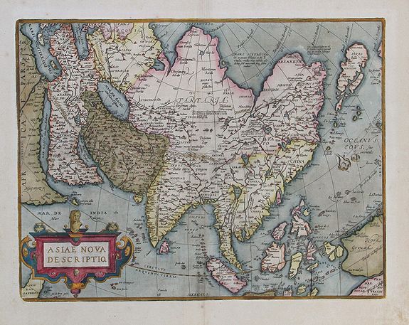 ORTELIUS, A., Asiae Nova Descriptio., antique map, old maps