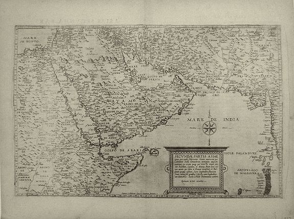 DE JODE, G. / C., Secundae partis Asiae, typus. , antique map, old maps