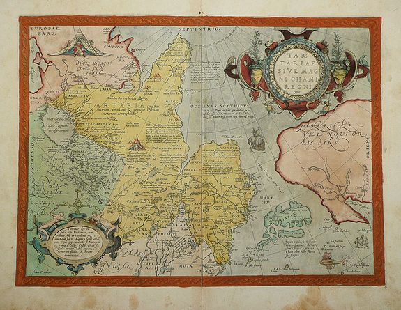 ORTELIUS, A., Tartariae sive Magni Chami Regni., antique map, old maps