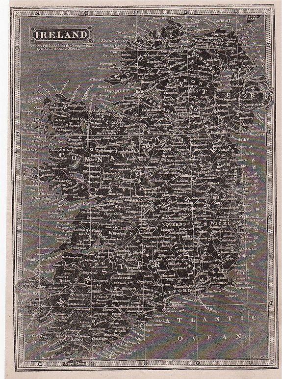 ARCHER, J., Ireland., antique map, old maps