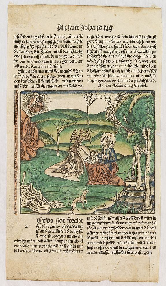 GRUENINGER, J., A paper leaf from an incunable., antique map, old maps