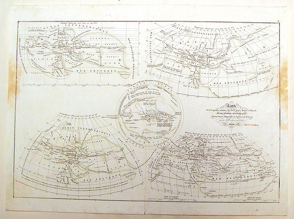 DELAMARCHE, C., Carte de la Geographie Primative des Grecs d'apres Homere et Hesiode, antique map, old maps