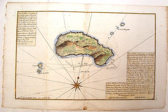 AYROUARD, J., Plan de L'Isle Galita, antique map, old maps