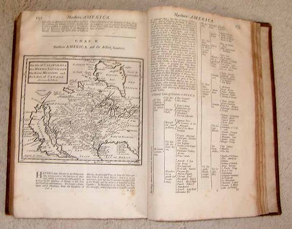 MOLL, Herman, A System of Geography: or, a New & Accurate Description of the Earth in all its Empires, Kingdoms and States., antique map, old maps