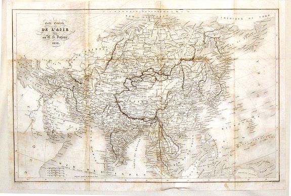 DUFOUR, A., Carte generale de L'Asia., antique map, old maps