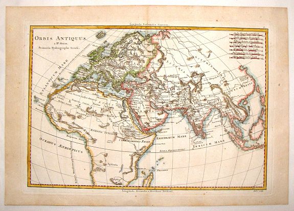 BONNE, R., Orbis Antiquus., antique map, old maps